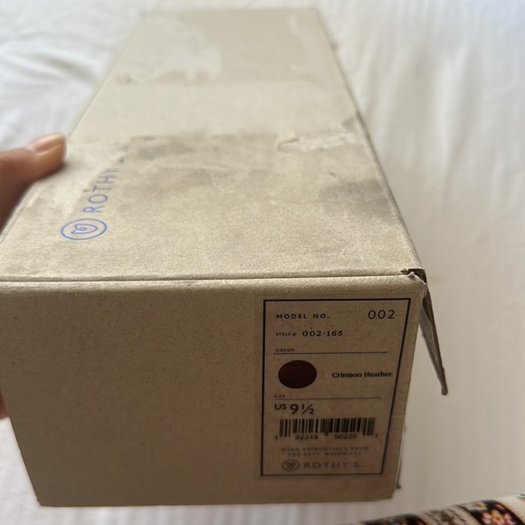 Rothy’s The Point Crimson Heather Flats - Picture 6 of 6